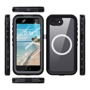 Husa impermeabila iPhone 16e ShellBox Waterproof IP68, negru