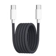 Cablu de date si incarcare USB Type-C la USB Type-C, Super Fast Charging, flexibil si durabil, 60W, 1m, compatibil Samsung, iPhone, Xiaomi, Honor, Oppo, Motorola - negru