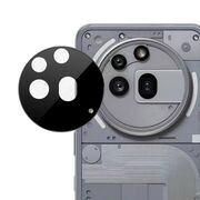 Folie de protectie camera pentru  Nothing Phone (3a) Pro din sticla securizata, Full Cover, Rezistenta 9H, Anti-Zgârieturi, montare usoara - Negru