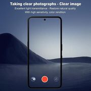Folie de protectie camera pentru  Nothing Phone (3a) din sticla securizata, Full Cover, Rezistenta 9H, Anti-Zgârieturi, montare usoara - Negru