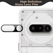 Folie de protectie camera pentru  Nothing Phone (3a) din sticla securizata, Full Cover, Rezistenta 9H, Anti-Zgârieturi, montare usoara - Negru
