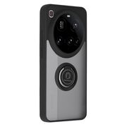 Husa de protectie pentru  Xiaomi 15 Ultra premium cu inel stand rotativ, suport magnetic si bumper anti-alunecare - Negru