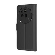Husa pentru  Nothing Phone (3a) Pro tip carte cu inchidere magnetica, compartimente pentru carduri si functie stand, Negru denim