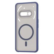 Husa pentru  Nothing Phone (3a) cu MagSafe, Ghost Series, frosted - Albastru