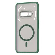 Husa pentru  Nothing Phone (3a) cu MagSafe, Ghost Series, frosted - Verde