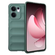 Husa pentru  Oppo Reno 13F, 13FS 4G, 5G Liquid Silicone, Microfibre Lining, Non-Slip Airbag Design, Verde