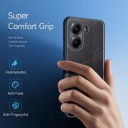 Husa pentru  Poco X7 Pro Flowing Lines Comfort Grip - transparent