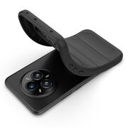 Husa pentru  Realme 14 Pro+ Plus Liquid Silicone, Microfibre Lining, Non-Slip Airbag Design, Negru denim