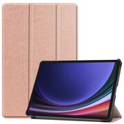 Husa pentru Samsung Galaxy Tab S10 FE 10.9 inch tip stand functie sleep/wake-up, protectie 360 - Rose Gold