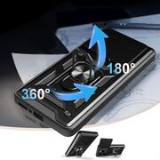 Husa pentru  Xiaomi Redmi Note 14 4G Ring Armor Kickstand Tough Rugged Cover cu protectie camera, Negru