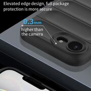 Husa pentru  iPhone 16e Liquid Silicone, Microfibre Lining, Non-Slip Airbag Design, Negru