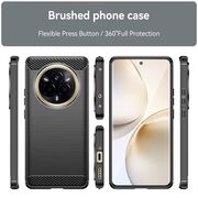 Husa pentru Realme 14 Pro 5G Carbon Liquid Silicone, Negru denim