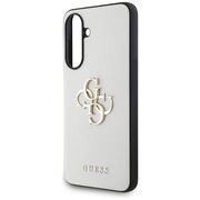 Husa premium pentru  Samsung Galaxy A56 Guess Elegance Series - Bej