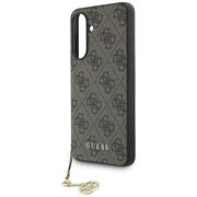 Husa premium pentru  Samsung Galaxy A56 Guess Elegance Series - Maro deschis