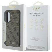 Husa premium pentru  Samsung Galaxy A56 Guess Elegance Series - Maro deschis
