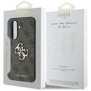 Husa premium pentru  Samsung Galaxy A56 Guess Elegance Series - Maro