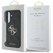 Husa premium pentru  Samsung Galaxy A56 Guess Elegance Series - Negru royal