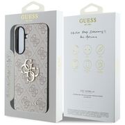 Husa premium pentru  Samsung Galaxy A56 Guess Elegance Series - Roz pal