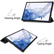 Husa pentru Samsung Galaxy Tab S10 FE 10.9 inch tip stand functie sleep/wake-up, protectie 360 - Negru