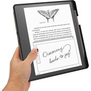Husa pentru Kindle Scribe 10.2 2024 / 2022 cu functie sleep/wake-up, tip stand, inchidere magnetica si compartiment pentru stylus - negru