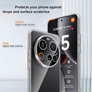 Husa pentru Xiaomi 15 Ultra Anti-Shock 1.5mm, cu protectie lentile, transparent