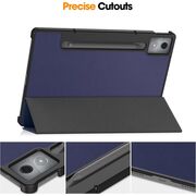 Husa pentru  Lenovo Idea Tab Pro 12.7 tip stand functie sleep/wake-up, protectie 360 - Albastru
