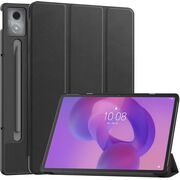 Husa pentru  Lenovo Idea Tab Pro 12.7 tip stand functie sleep/wake-up, protectie 360 - Negru