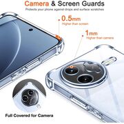 Husa pentru  Poco F7 Pro Slim Anti-Shock 1.5mm reinforced 4 corners, Transparent
