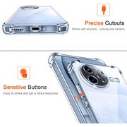 Husa pentru  Poco F7 Pro Slim Anti-Shock 1.5mm reinforced 4 corners, Transparent