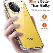 Husa pentru  Poco F7 Ultra Slim Anti-Shock 1.5mm reinforced 4 corners, Transparent