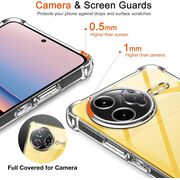 Husa pentru  Poco F7 Ultra Slim Anti-Shock 1.5mm reinforced 4 corners, Transparent
