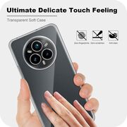 Husa pentru  Realme 14 Pro+ Plus, Anti-Shock 1.5mm, cu protectie lentile, Transparent