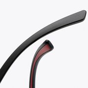 Ochelari Protectie pentru monitor PC, telefon, televizor, anti Lumina Albastra, Antireflex, fara dioptrii, anti oboseala ochilor si stralucire UV - negru / rosu