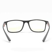 Ochelari Protectie pentru monitor PC, telefon, televizor, anti Lumina Albastra, Antireflex, fara dioptrii, anti oboseala ochilor si stralucire UV - negru / rosu