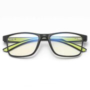 Ochelari Protectie pentru monitor PC, telefon, televizor, anti Lumina Albastra, Antireflex, fara dioptrii, anti oboseala ochilor si stralucire UV - negru / verde