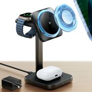 Statie MagSafe wireless + incarcator Apple Watch ESR HaloLock, negru