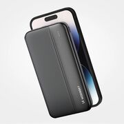 Baterie externa 10000 mAh cu 2 Porturi USB, LED Indicatori, incarcare duala, design rezistent – Negru