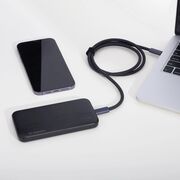 Baterie externa 10000 mAh cu 2 Porturi USB, LED Indicatori, incarcare duala, design rezistent – Negru