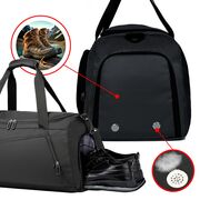 Geanta multifunctionala voiaj / sport – 40L, Impermeabila, cu Buzunar Termic și Compartiment pentru incaltaminte, Ideala pentru Sala, Calatorii si Antrenamente, 54 x 26 x 28 cm