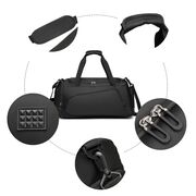 Geanta multifunctionala voiaj / sport – 40L, Impermeabila, cu Buzunar Termic și Compartiment pentru incaltaminte, Ideala pentru Sala, Calatorii si Antrenamente, 54 x 26 x 28 cm