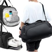Geanta multifunctionala voiaj / sport – 40L, Impermeabila, cu Buzunar Termic și Compartiment pentru incaltaminte, Ideala pentru Sala, Calatorii si Antrenamente, 54 x 26 x 28 cm