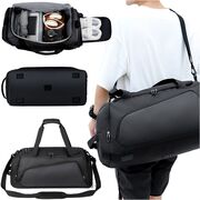 Geanta multifunctionala voiaj / sport – 40L, Impermeabila, cu Buzunar Termic și Compartiment pentru incaltaminte, Ideala pentru Sala, Calatorii si Antrenamente, 54 x 26 x 28 cm