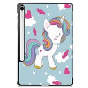 Husa pentru Samsung Galaxy Tab S10 FE 10.9 inch tip stand functie sleep/wake-up, protectie 360 - Unicorn