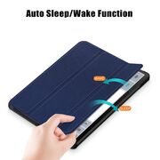 Husa pentru Samsung Galaxy Tab S10 FE 10.9 inch tip stand functie sleep/wake-up, protectie 360 - Albastru