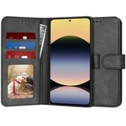 Husa pentru  Xiaomi Redmi Note 14 4G tip carte 360 Kickstand Portofel Multifunctional, Protectie Completa, Negru denim