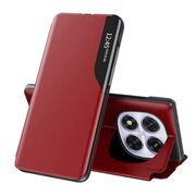 Husa pentru  Xiaomi Redmi Note 14 Pro 5G tip carte, Smart View, Rosu