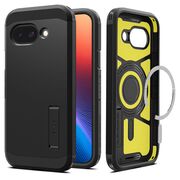 Husa premium pentru  Google Pixel 9A Spigen - Tough Armor MagSafe - Negru