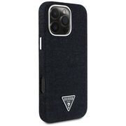Husa premium pentru  iPhone 16 Pro Max compatibila MagSafe Guess Luxury Series - Negru