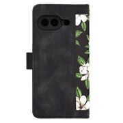 Husa tip carte pentru  Google Pixel 9A, functie stand si port carduri, Negru