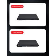 Husa pentru Samsung Galaxy Tab S10 FE 10.9 cu tastatura iluminata wireless detasabila RGB 7 lights, Bluetooth, USB Type-C, functie stand si slot stylus + mouse wireless iluminat LED, negru